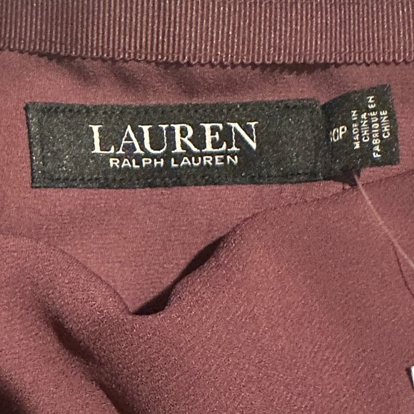 NWT Lauren Ralph Lauren Floral Crinkle Georgette Tiered Skirt - Picture 8 of 16